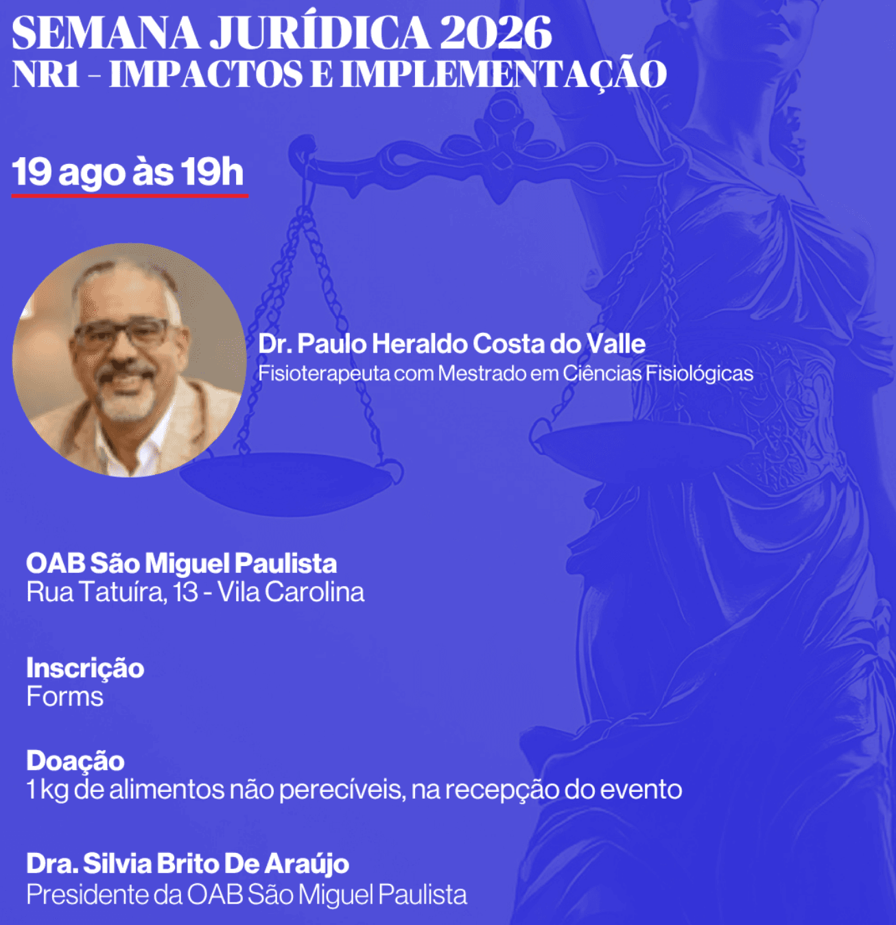 Semana Jurídica: NRI - IMPACTOS E IMPLEMENTAÇÕES